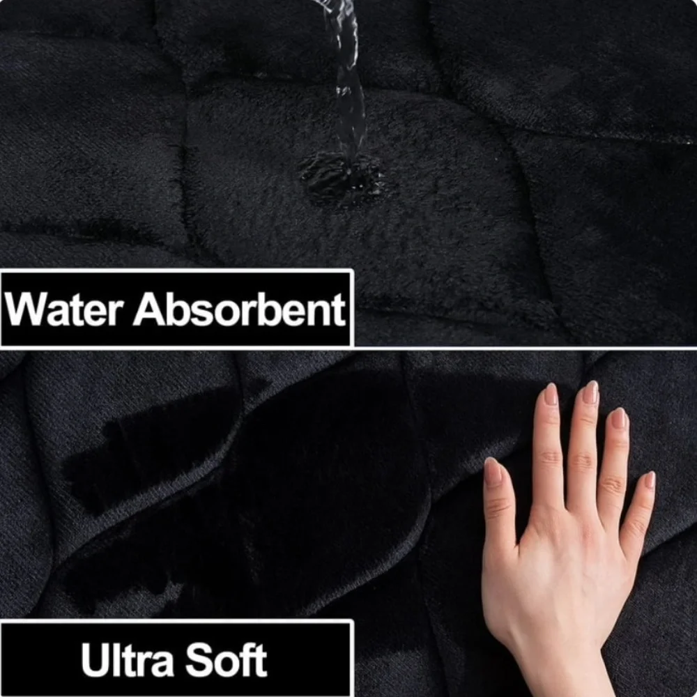 Smiry Memory Foam Bathroom Rugs, Ultra Soft & Non-Slip Bath Mat, 17